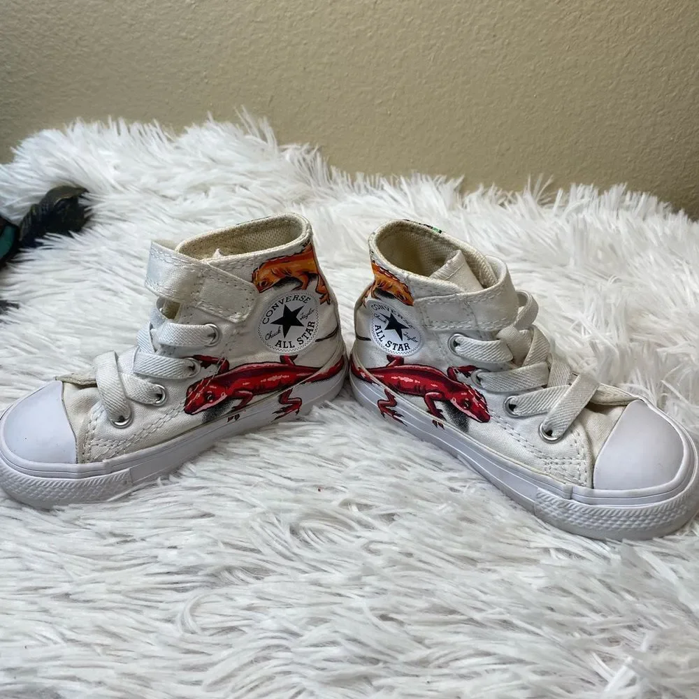 Converse All Star Chuck Taylor Infant High-Top Leapin' Lizards US Size 5 Unisex